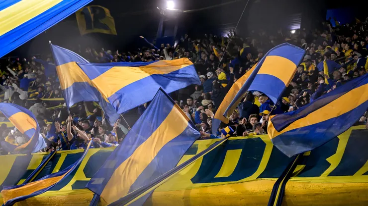 La hinchada de Boca frente a Lanús, por la fecha 7 del Torneo Clausura.