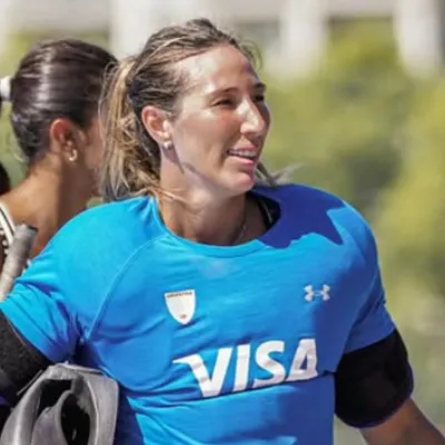 Cosentino, la heroína de Las Leonas campeonas del mundo