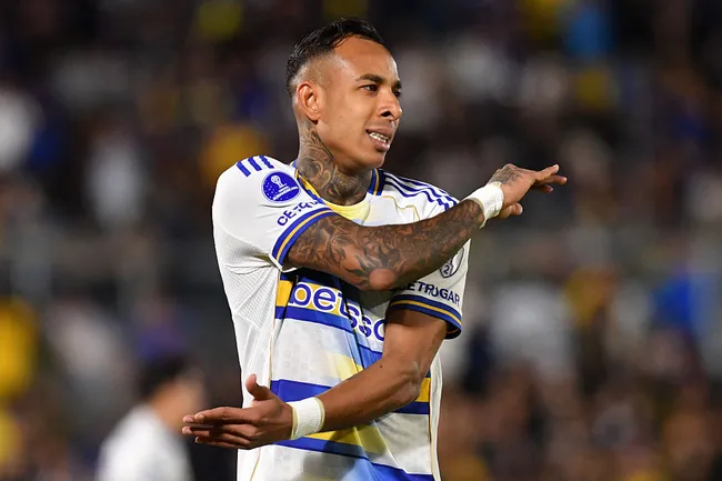 Sebastián Villa, delantero de Boca. (Getty Images)