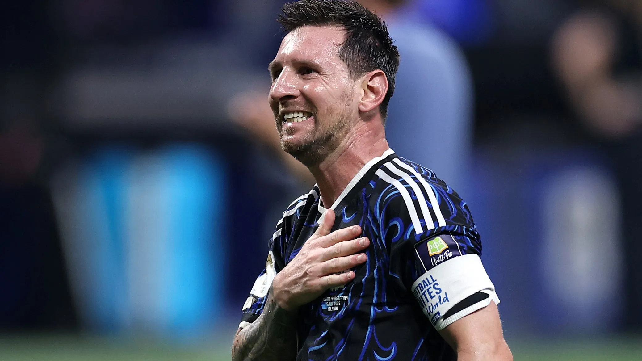 Lionel Messi celebra la clasificación a la final del Mundial 2026.