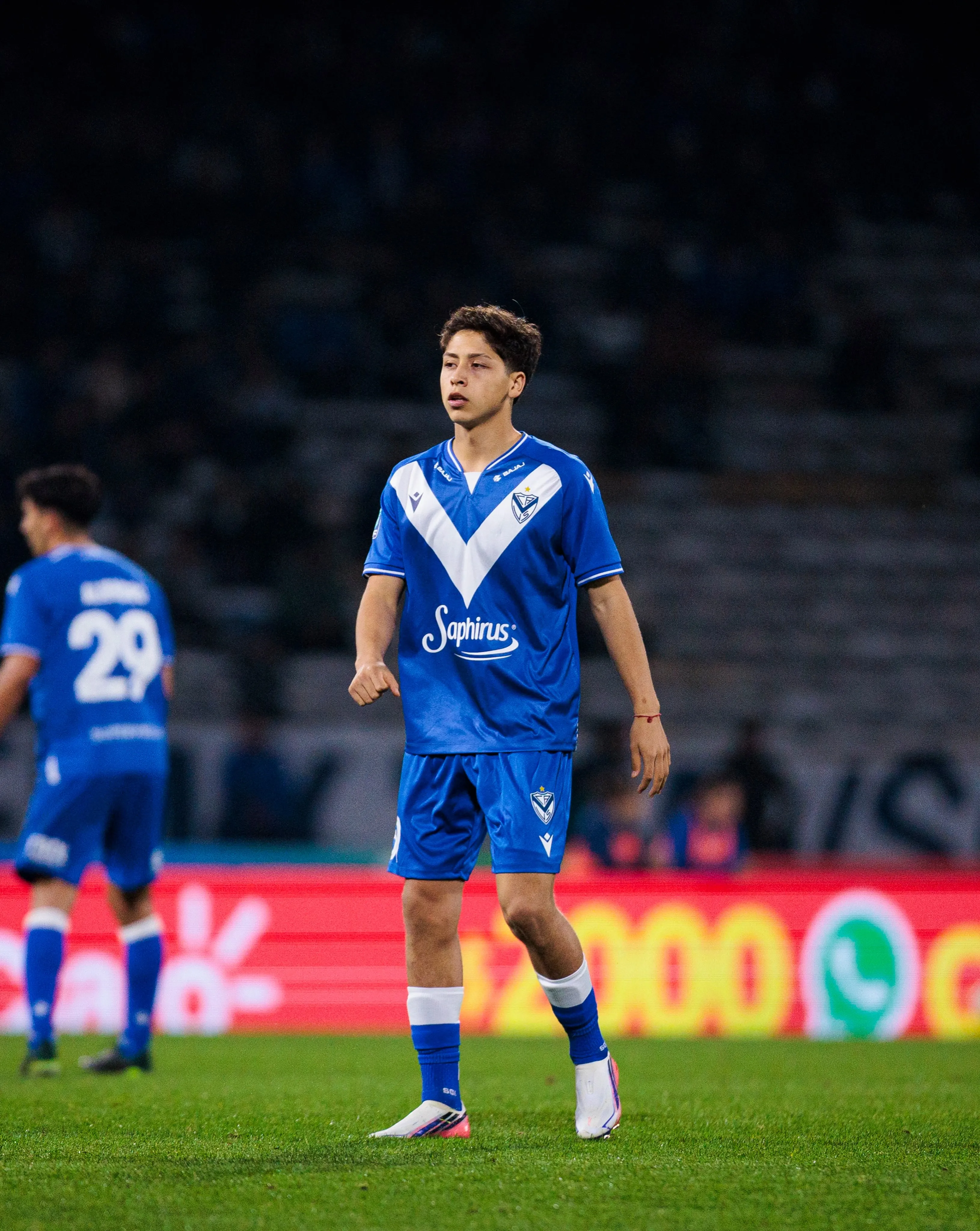 Thiago Aguirre, juvenil de Vélez Sarsfield. (@Thiago_Aguirreee)