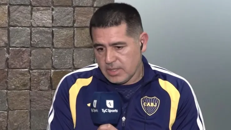 Riquelme, en diálogo con TyC Sports.