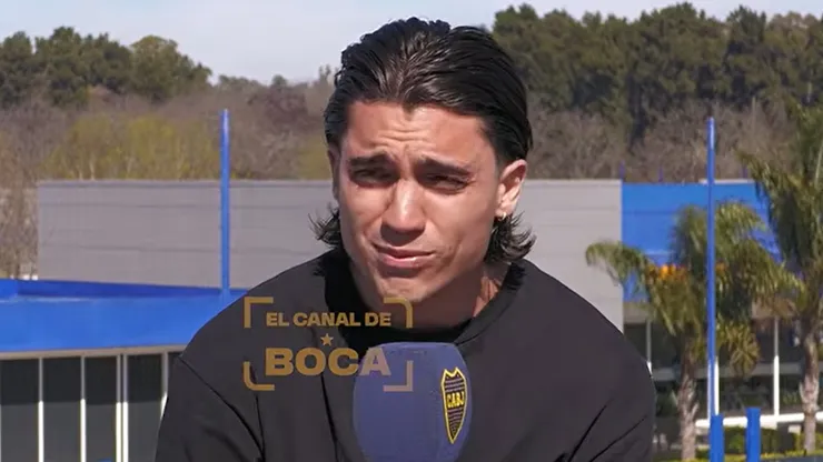 Zeballos se despidió de los hinchas de Boca.