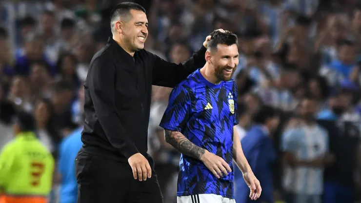 Riquelme y Messi