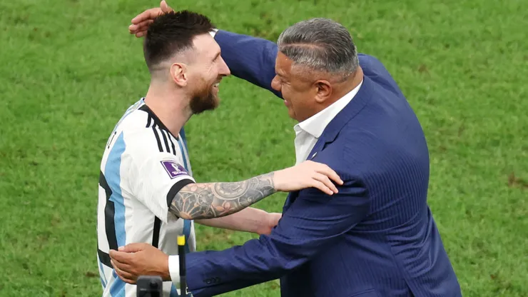 El homenaje que AFA dispuso para Messi.