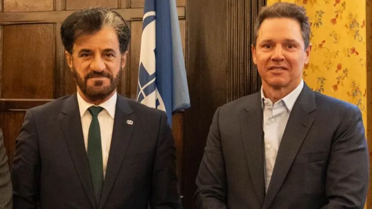 Jorge Brito, en reunión con Mohammed ben Sulayem.
