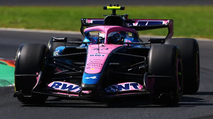 Franco Colapinto, a bordo de su Alpine A526 en Monza