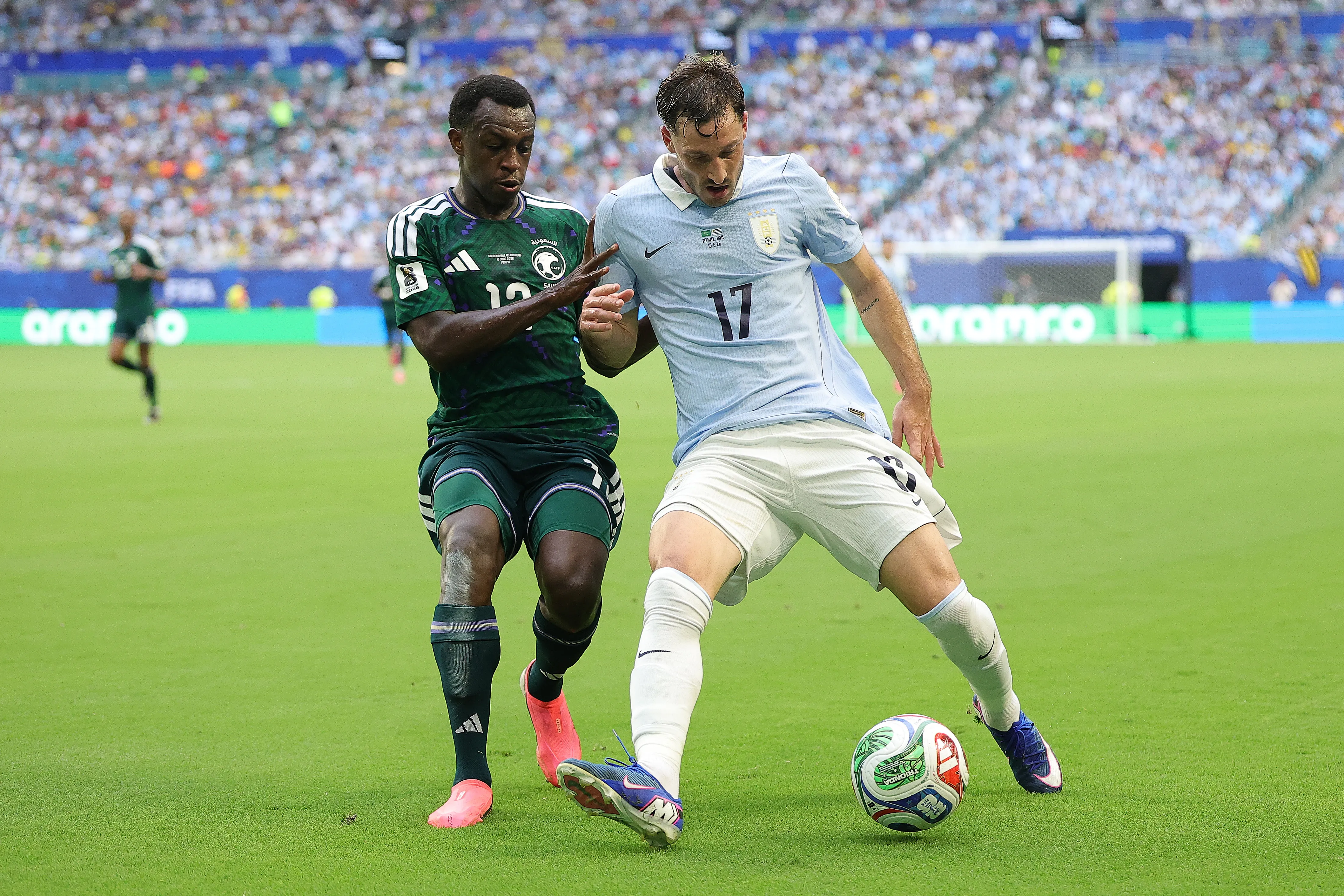 Matías Viña jugó el Mundial 2026 con Uruguay. (Foto: Getty).
