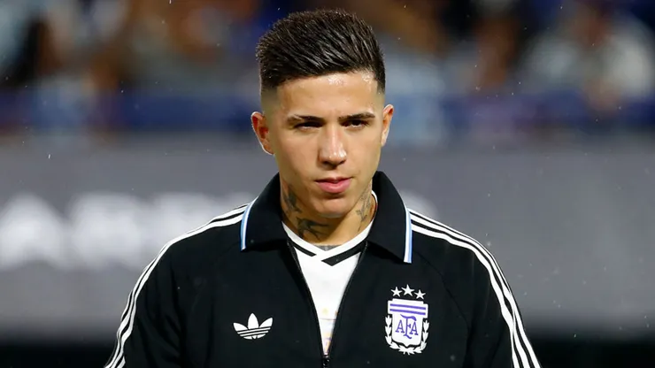 Enzo Fernández, en la Selección Argentina.
