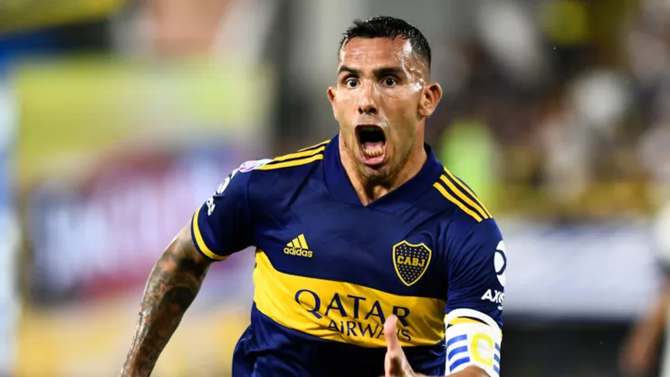 Carlos Tevez, durante su última etapa en Boca.
