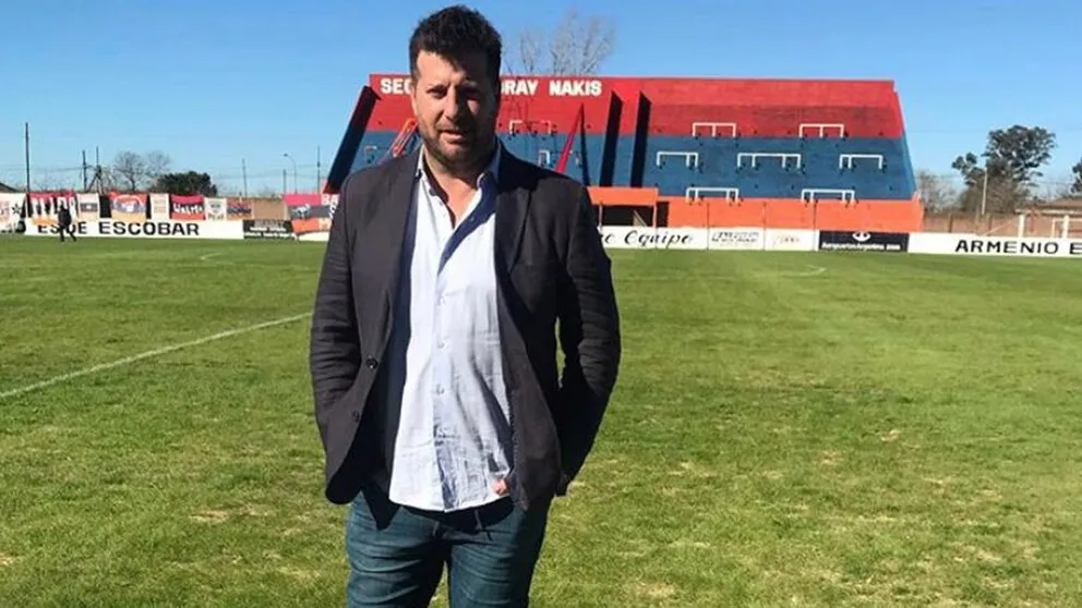 Rodrigo Sbroglia, ex ayudante de campo en River y actual agente.