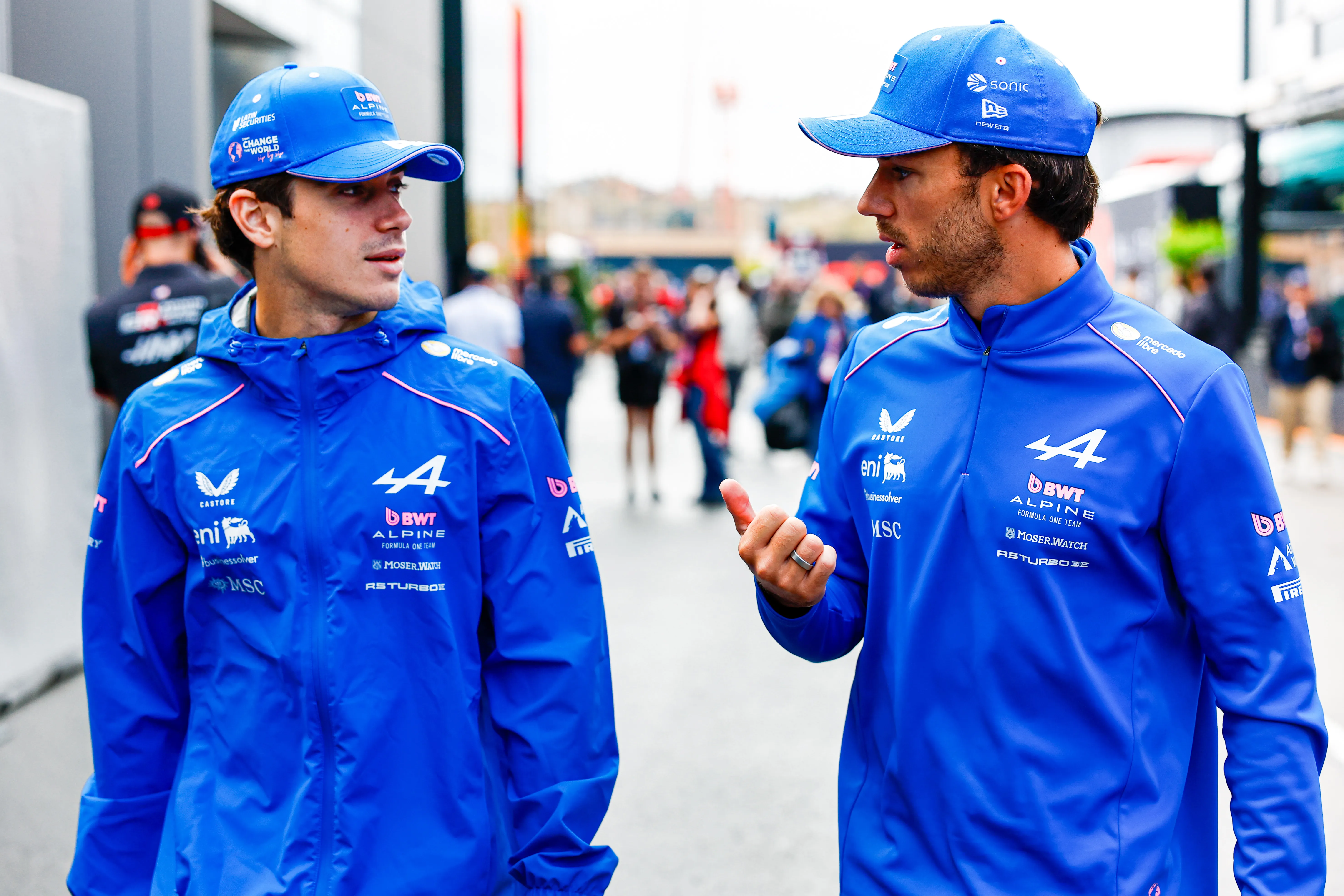Colapinto y Gasly. (Foto: Getty).