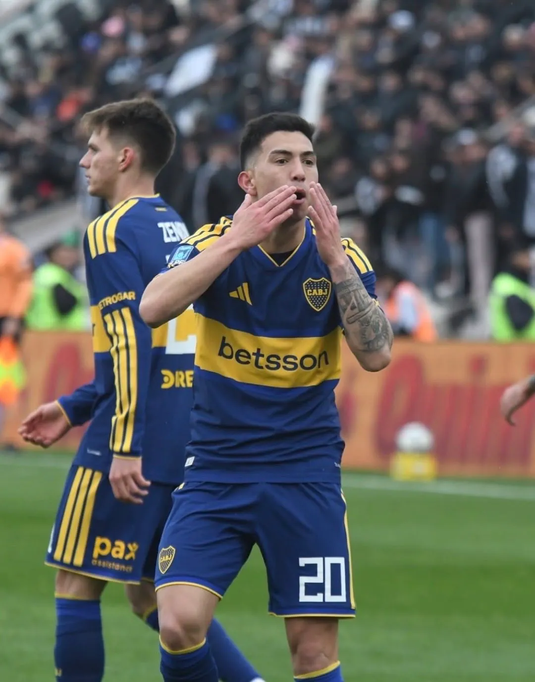Alan Velasco, futbolista de Boca Juniors.