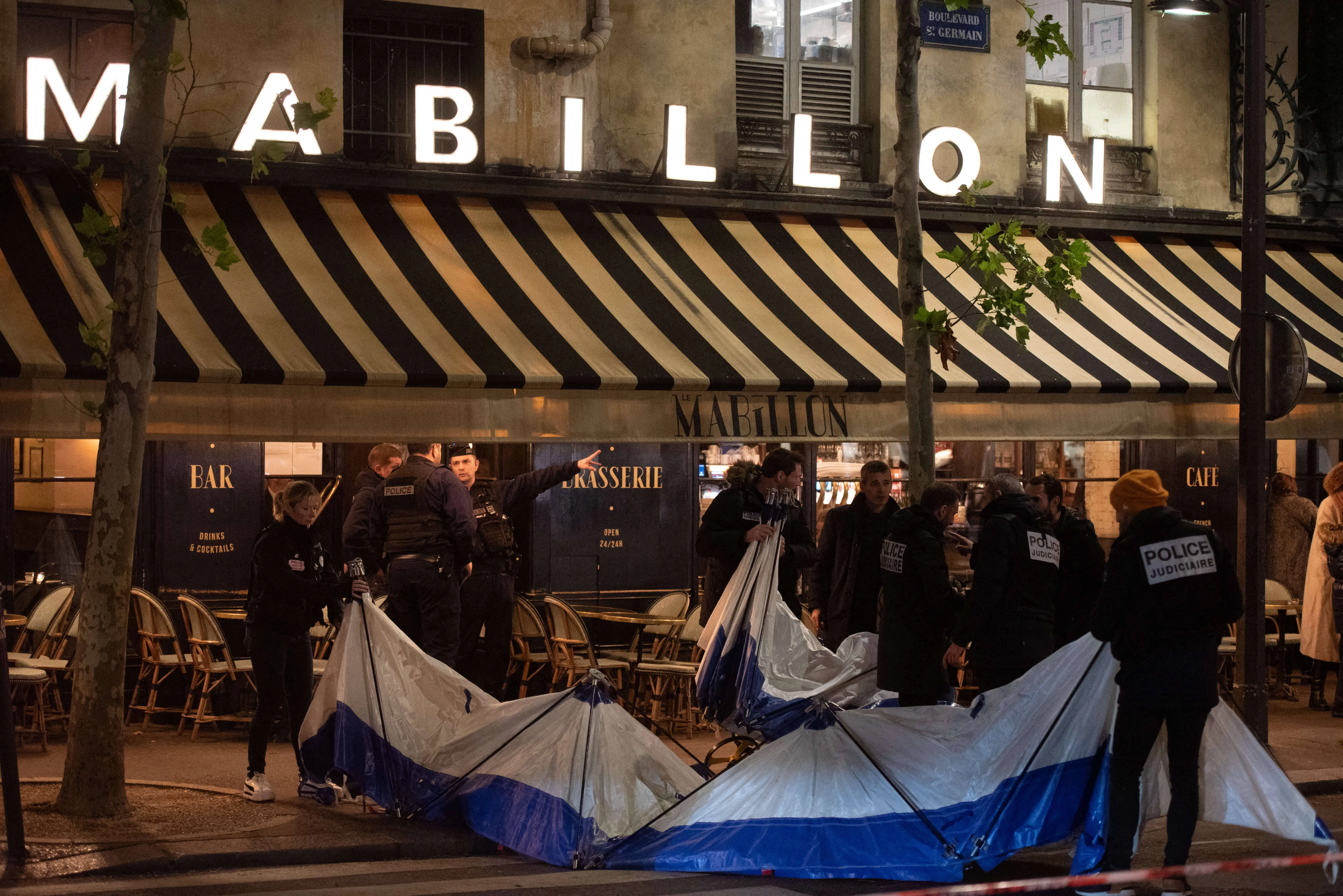 La policía francesa en el lugar de los hechos. (Foto: Imago).