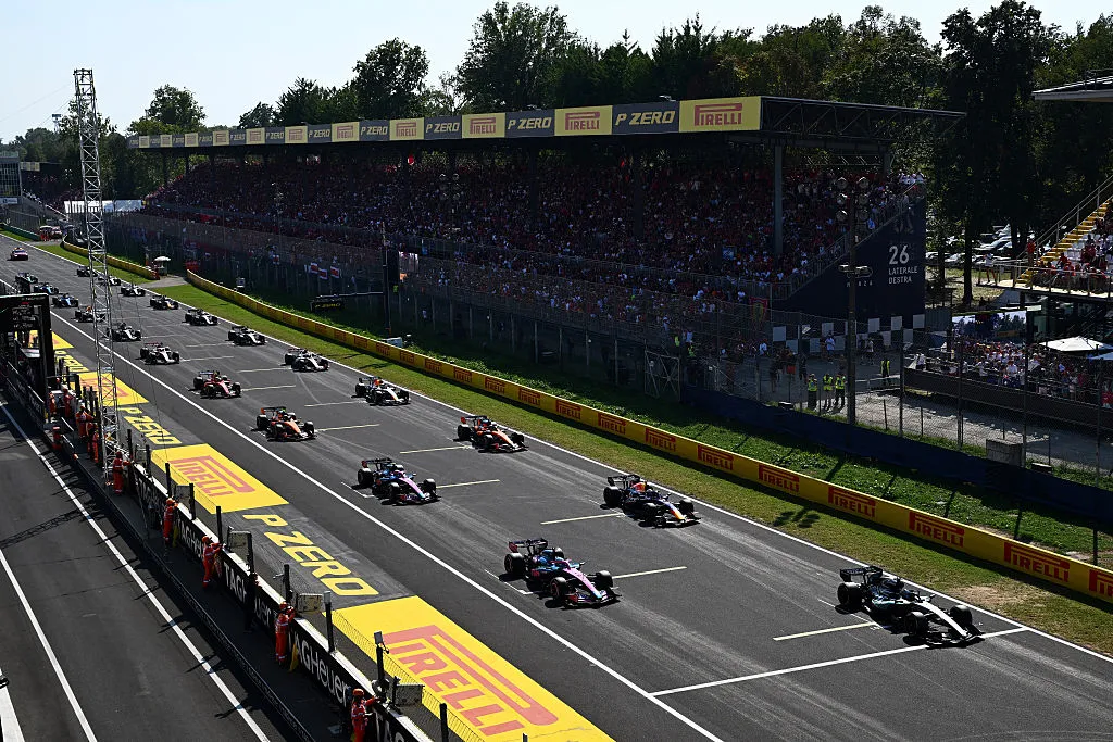 Colapinto en la segunda largada de Monza. (Foto: Getty)