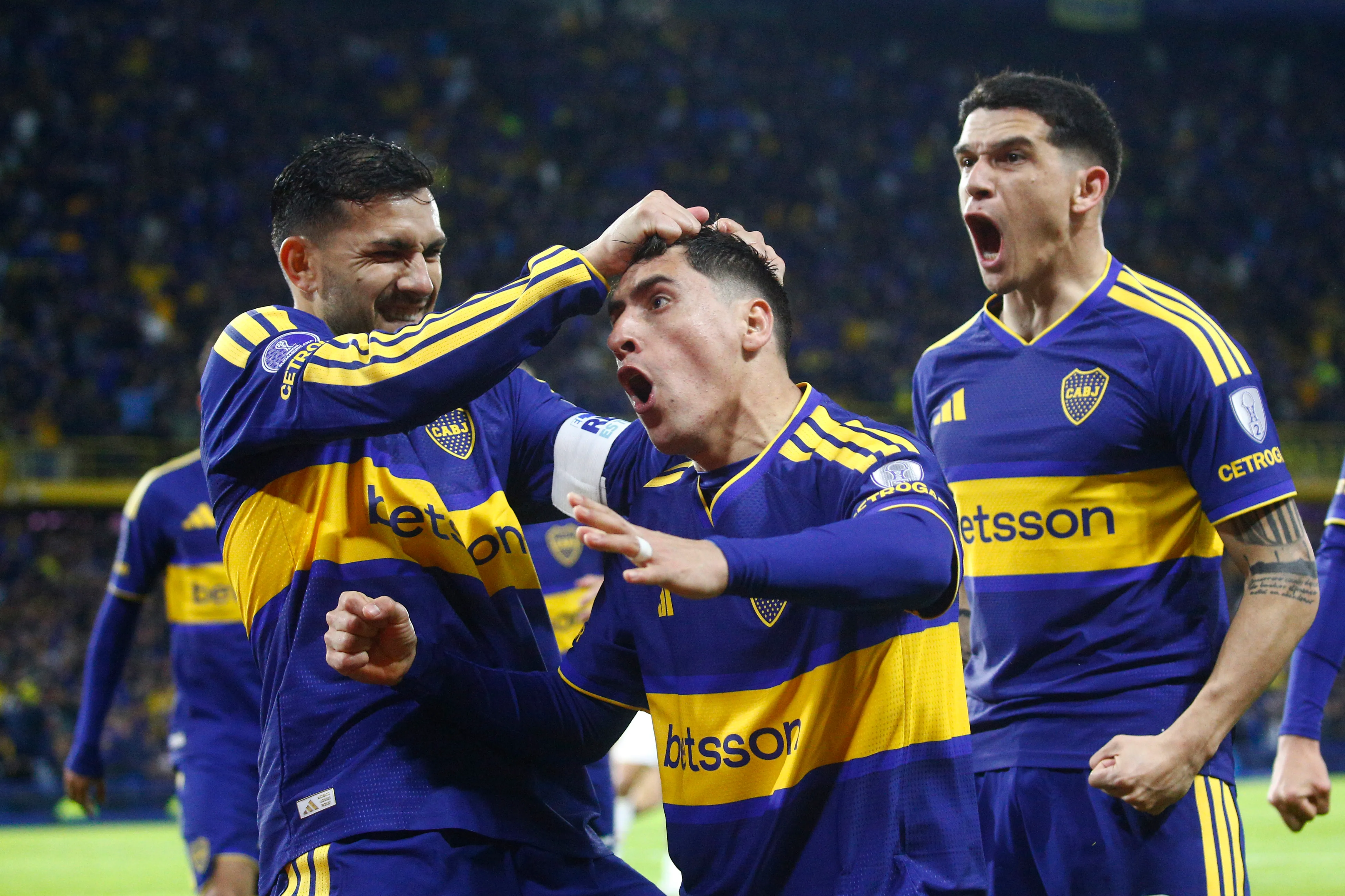 Merentiel grita su gol ante Sao Paulo. (Foto: Getty).