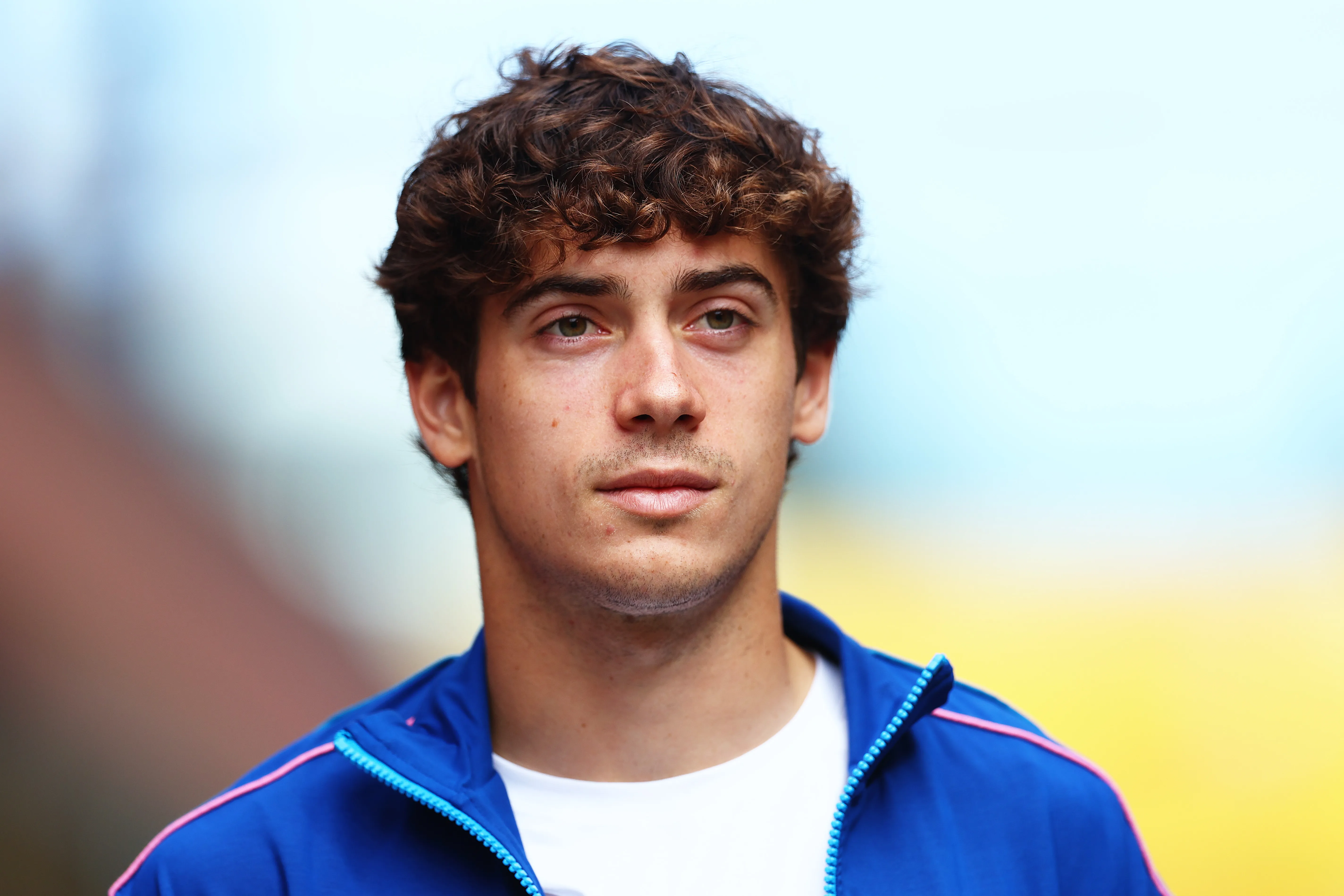 Franco Colapinto en su llegada al GP de Madrid (Getty Images)
