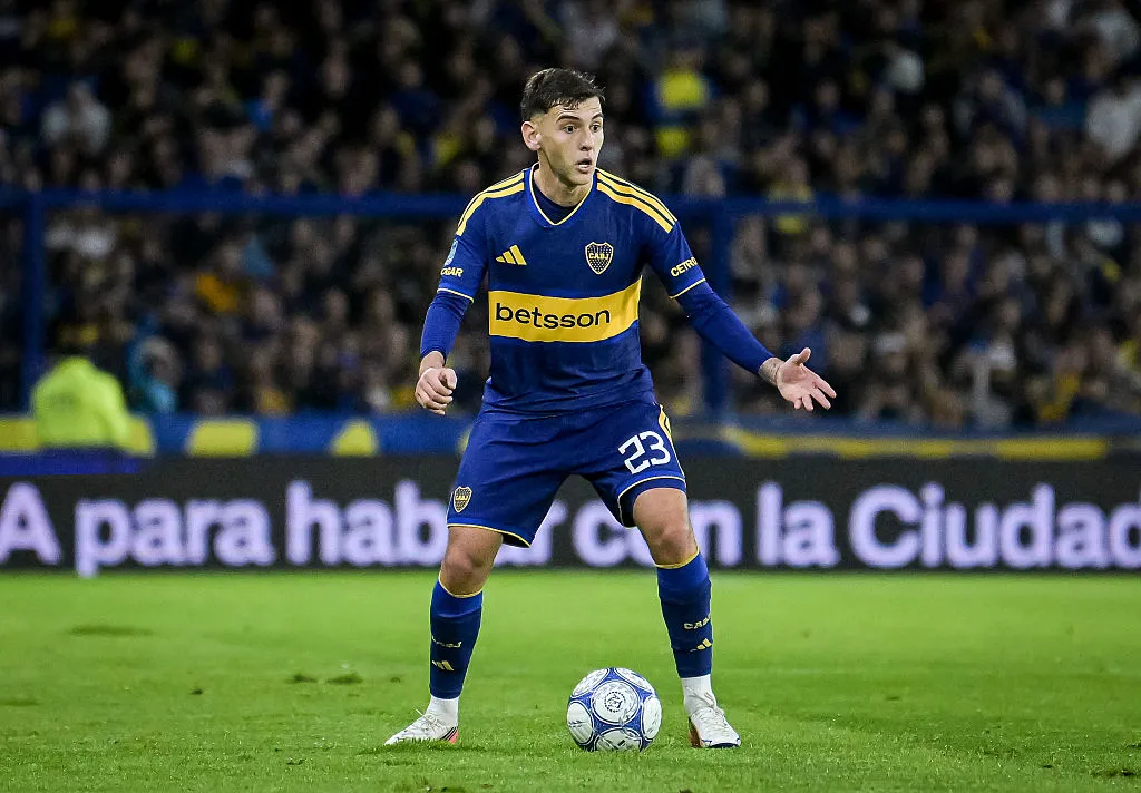 Camilo Rey Domenech, futbolista de Boca. (Getty Images)