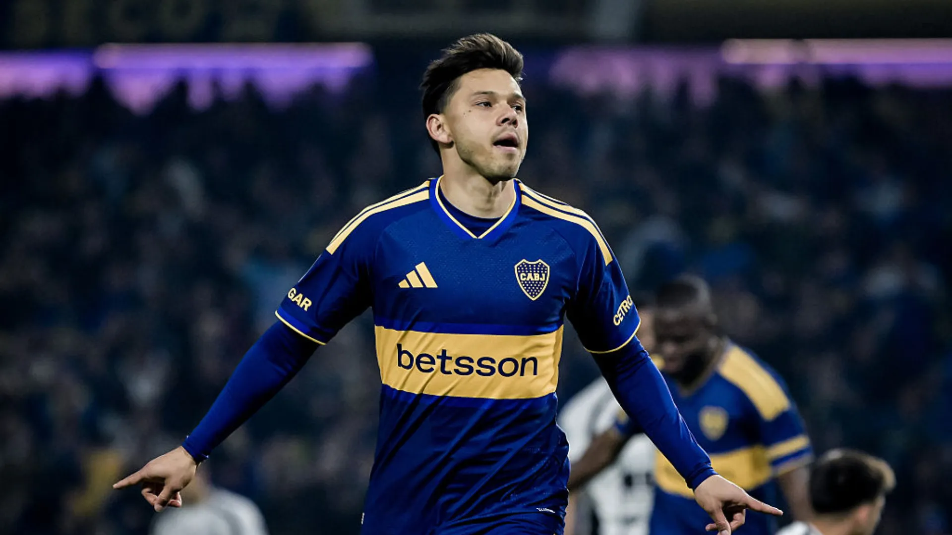 Ángel Romero, autor de dos goles en el triunfo de Boca ante Central Córdoba. (Getty Images)