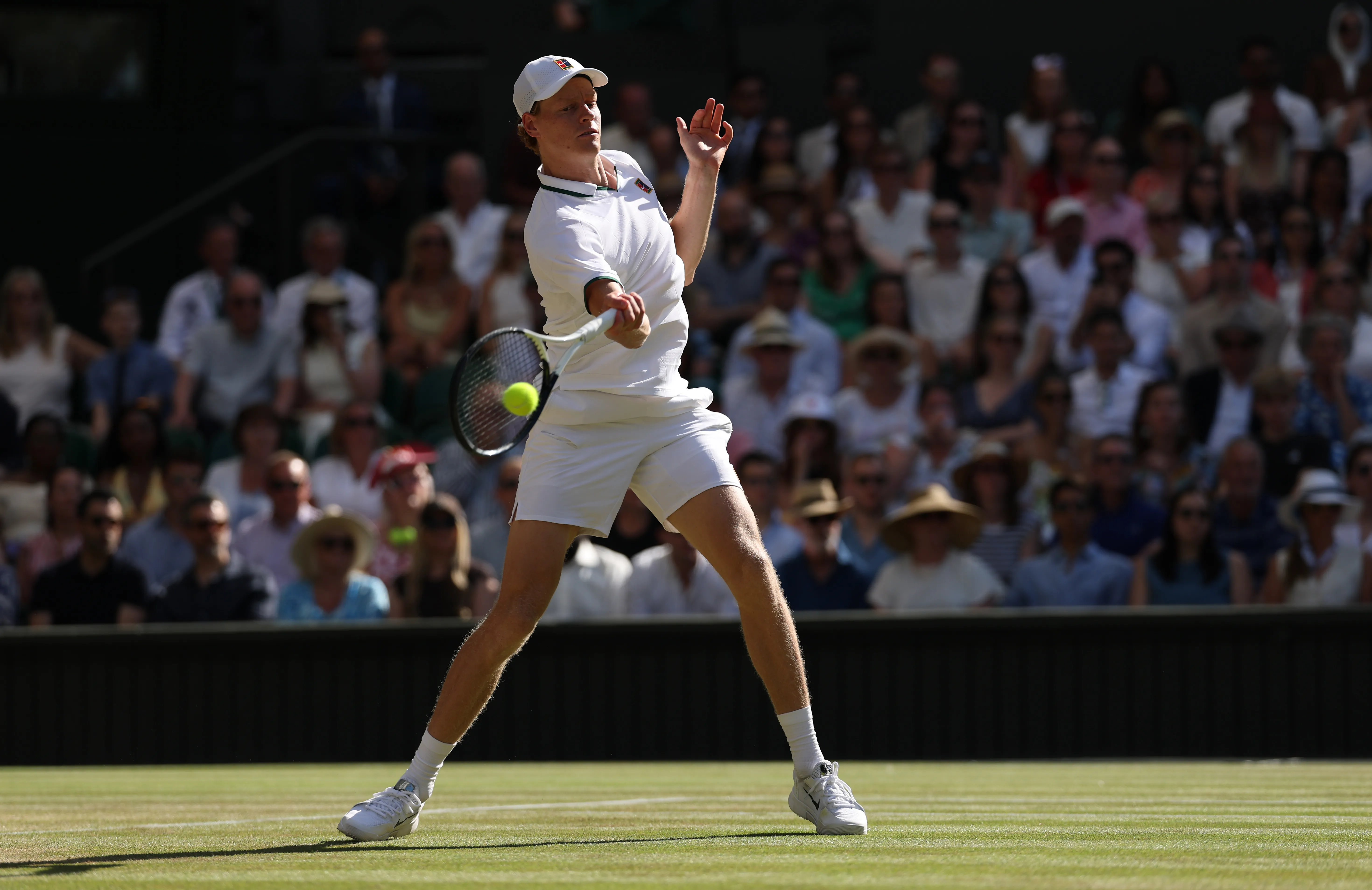 Jannik Sinner en Wimbledon. (Foto: Getty).