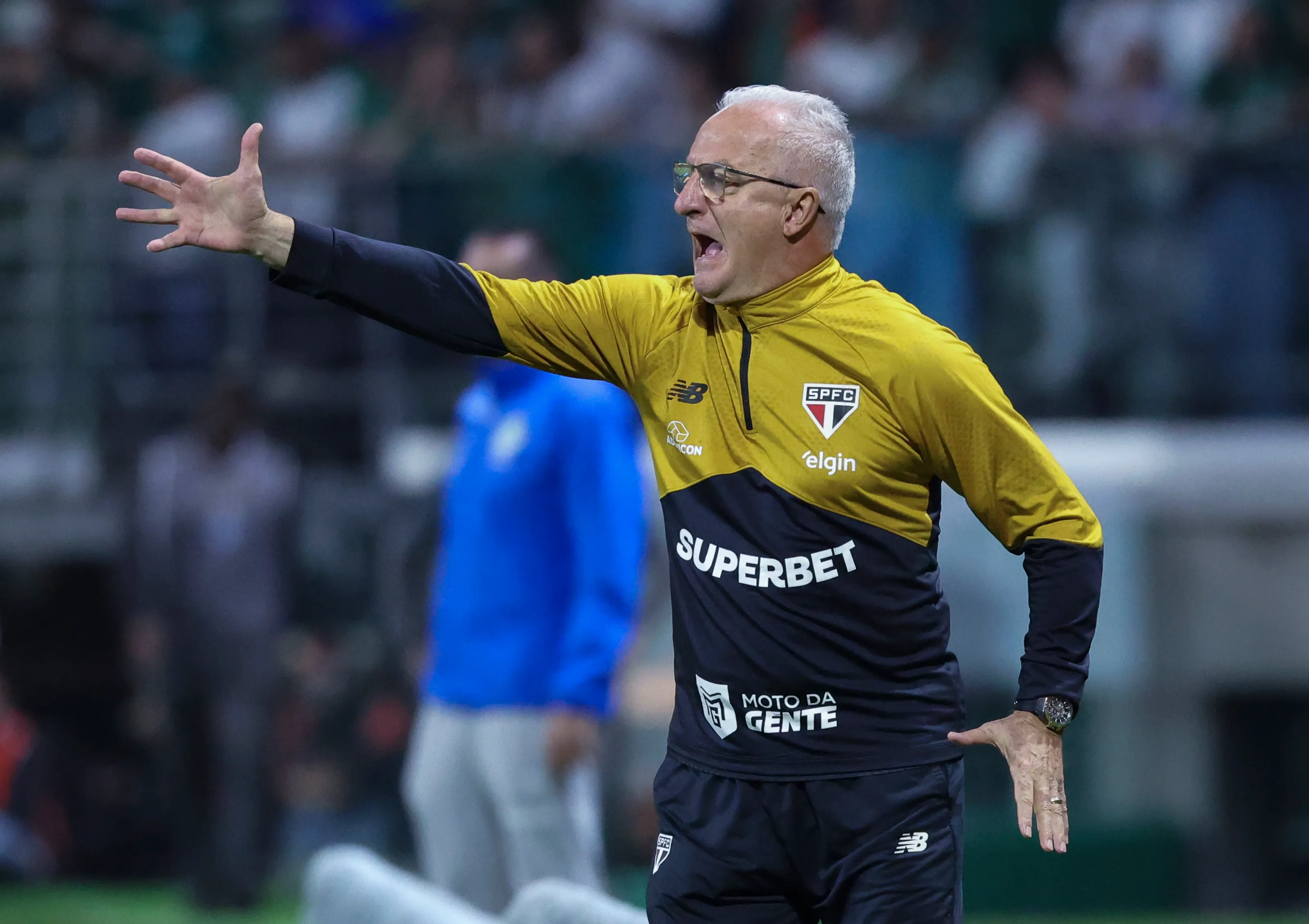 Dorival Júnior en la derrota ante Palmeiras (Getty)