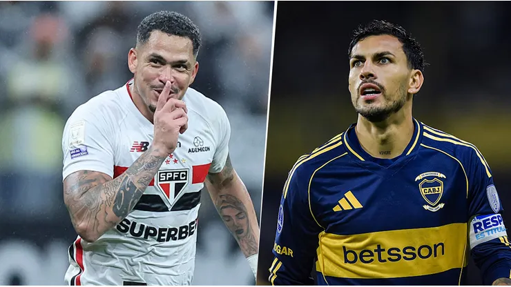Luciano y Leandro Paredes, figuras de Sao Paulo y Boca.