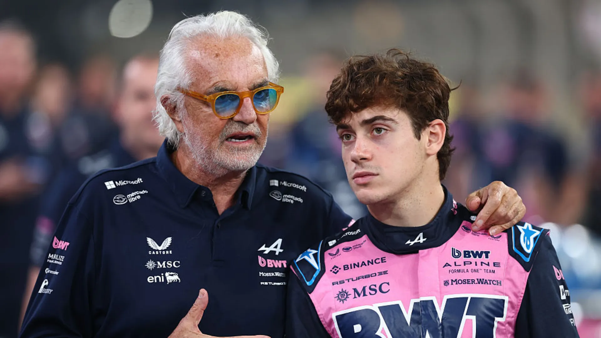 Flavio Briatore y Franco Colapinto, protagonistas de Alpine en la Fórmula 1.
