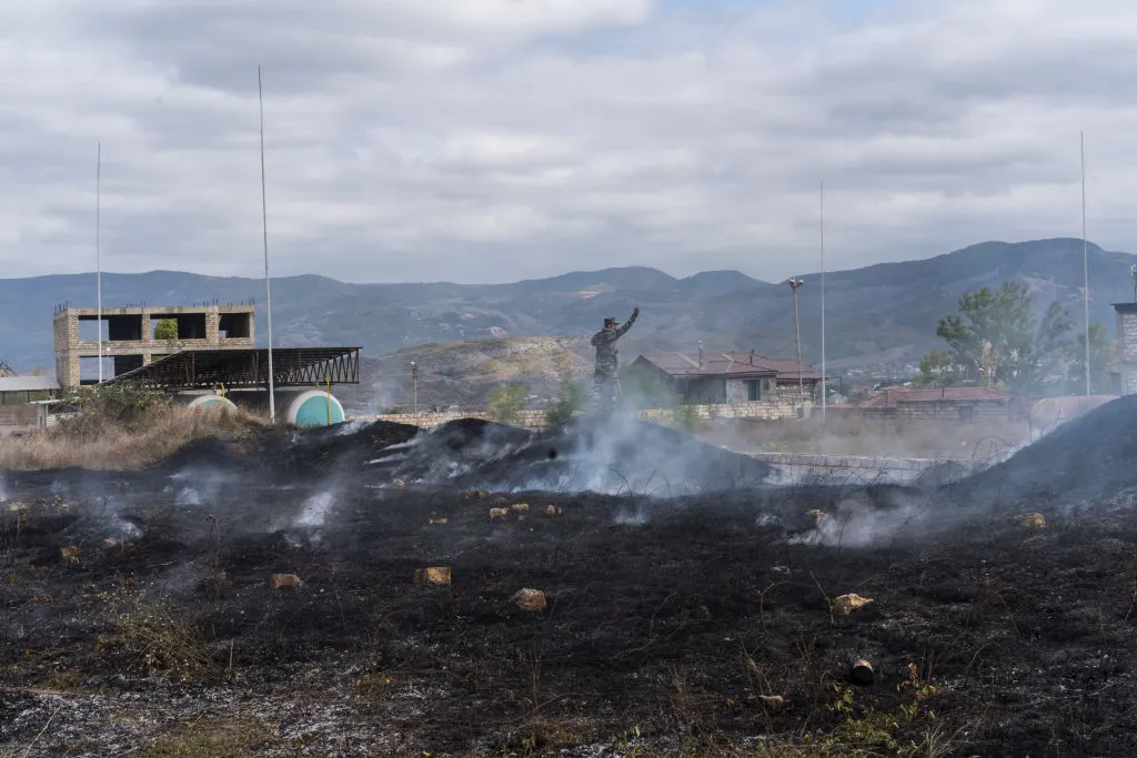 Imágenes del conflicto bélico. (Getty Images)