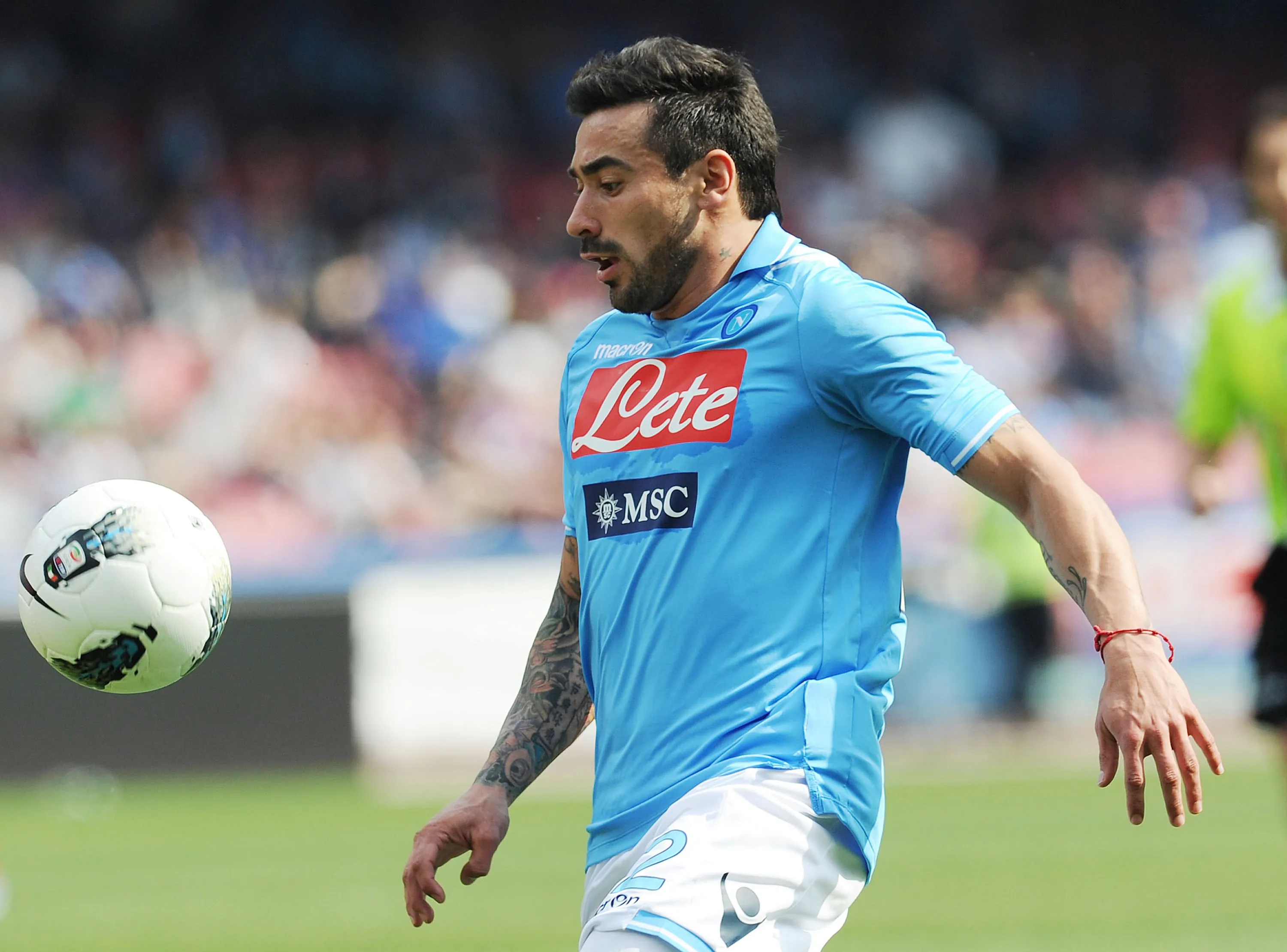 Lavezzi en Napoli. (Foto: Getty).