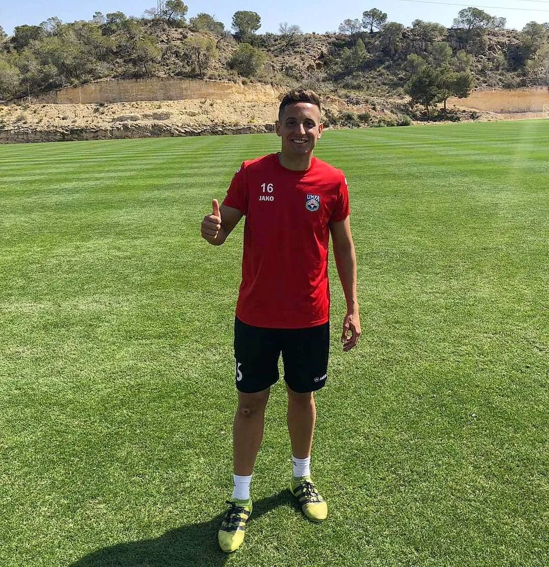 Iván Morán en su primer paso por Islandia.