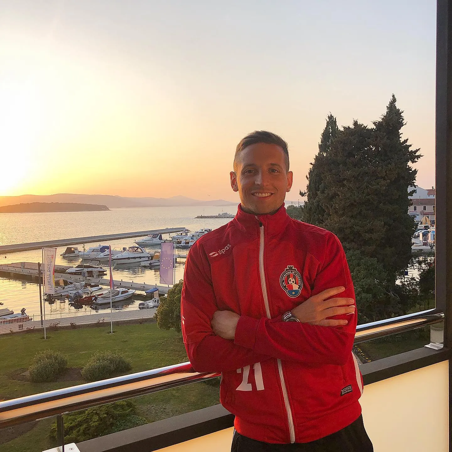 Iván Morán en el fútbol de Croacia.