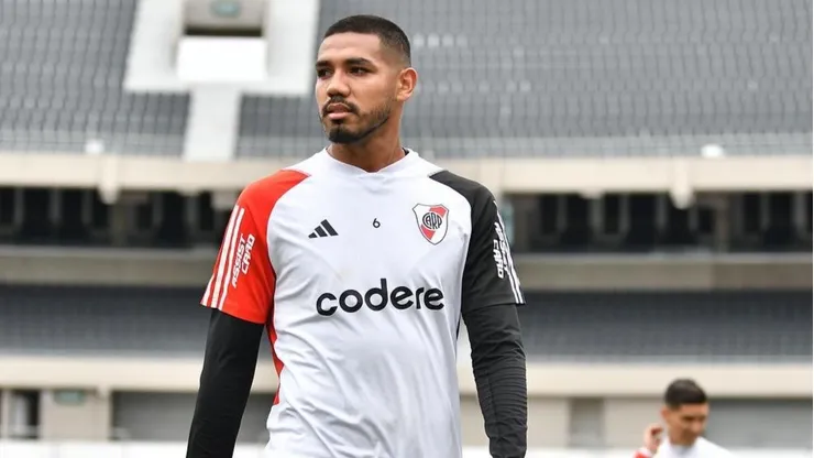 David Martínez en su paso por River.