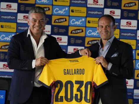 Gallardo abrió su ciclo como DT de Ecuador: "Nos trazamos los desafíos más altos"