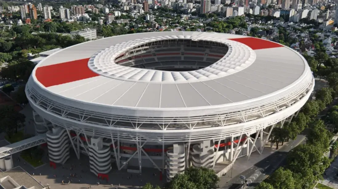 Así quedará el Monumental una vez que esté techado. (Foto: Prensa River).