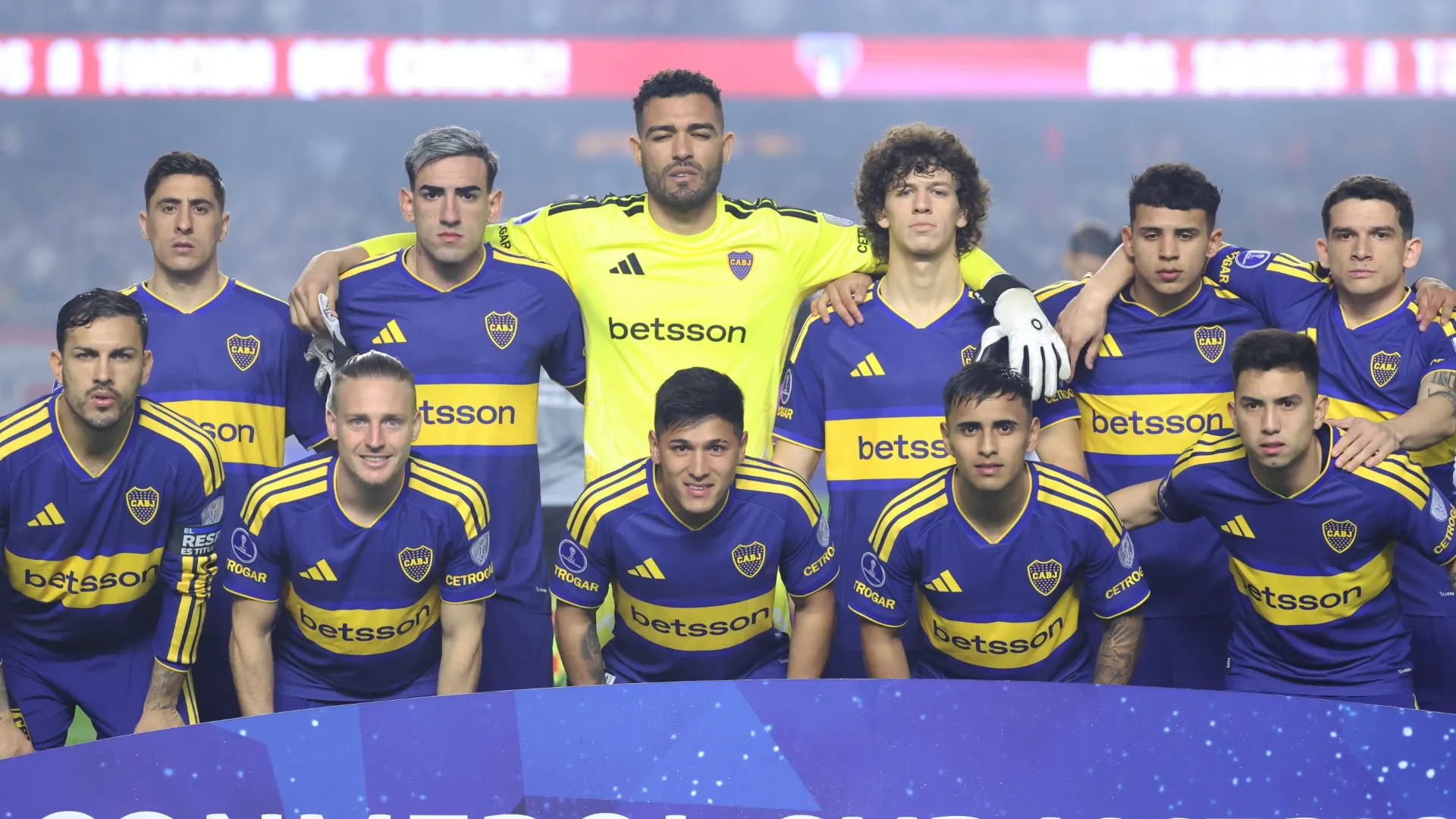 El equipo titular de Boca vs. Sao Paulo.