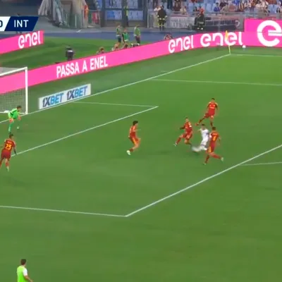 Llega afilado a la Selección: golazo de Lautaro Martínez en Inter - Roma