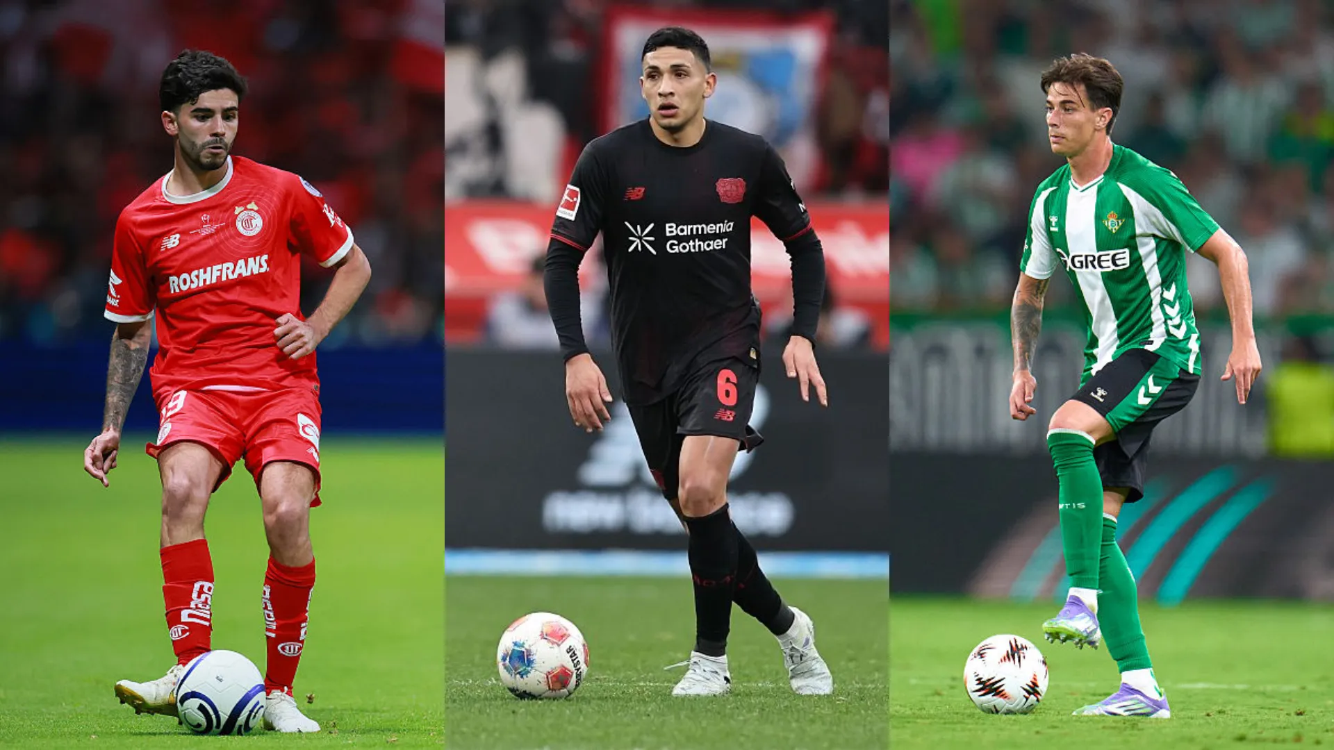 Santiago Simón, Ezequiel Fernández y Valentín Gómez. (Getty Images)