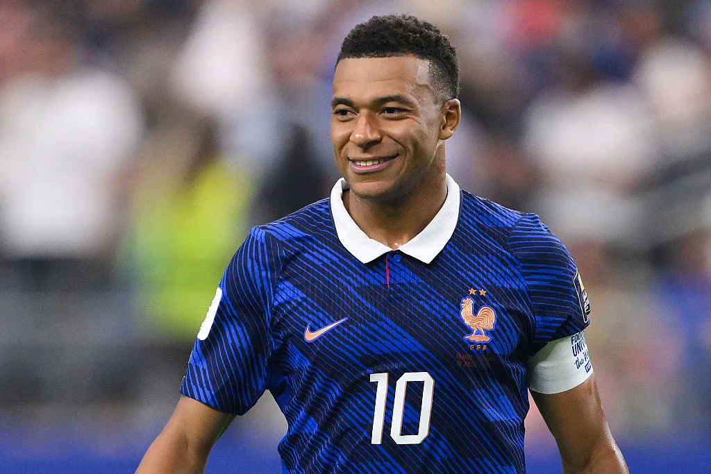Kylian Mbappé, en la Selección de Francia. (Getty Images)