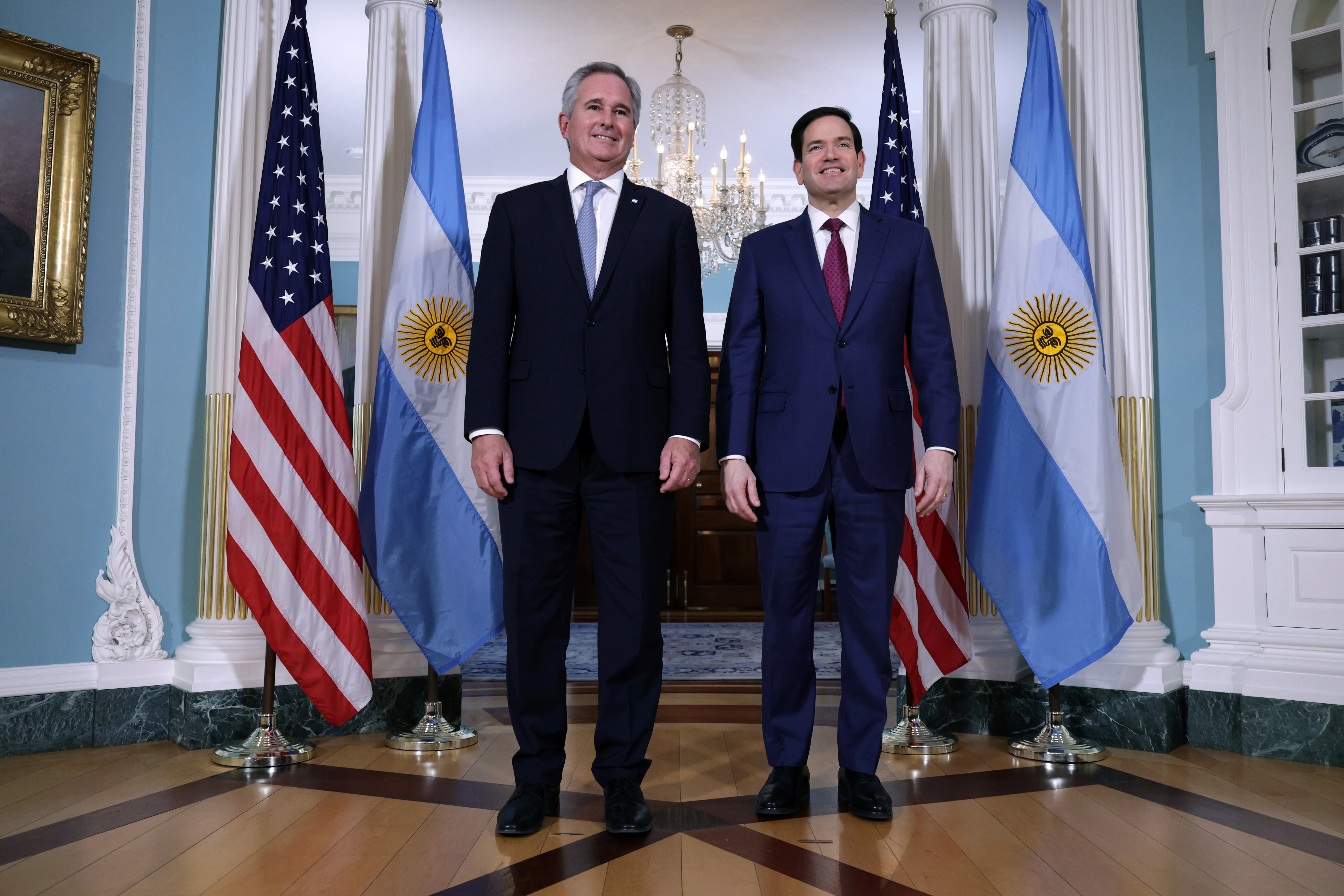 Pablo Quirno y Marc Rubio. (Foto: Getty).
