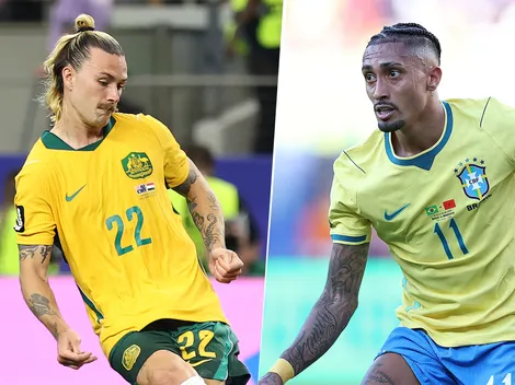 Alineaciones de Australia vs. Brasil por un amistoso FIFA internacional