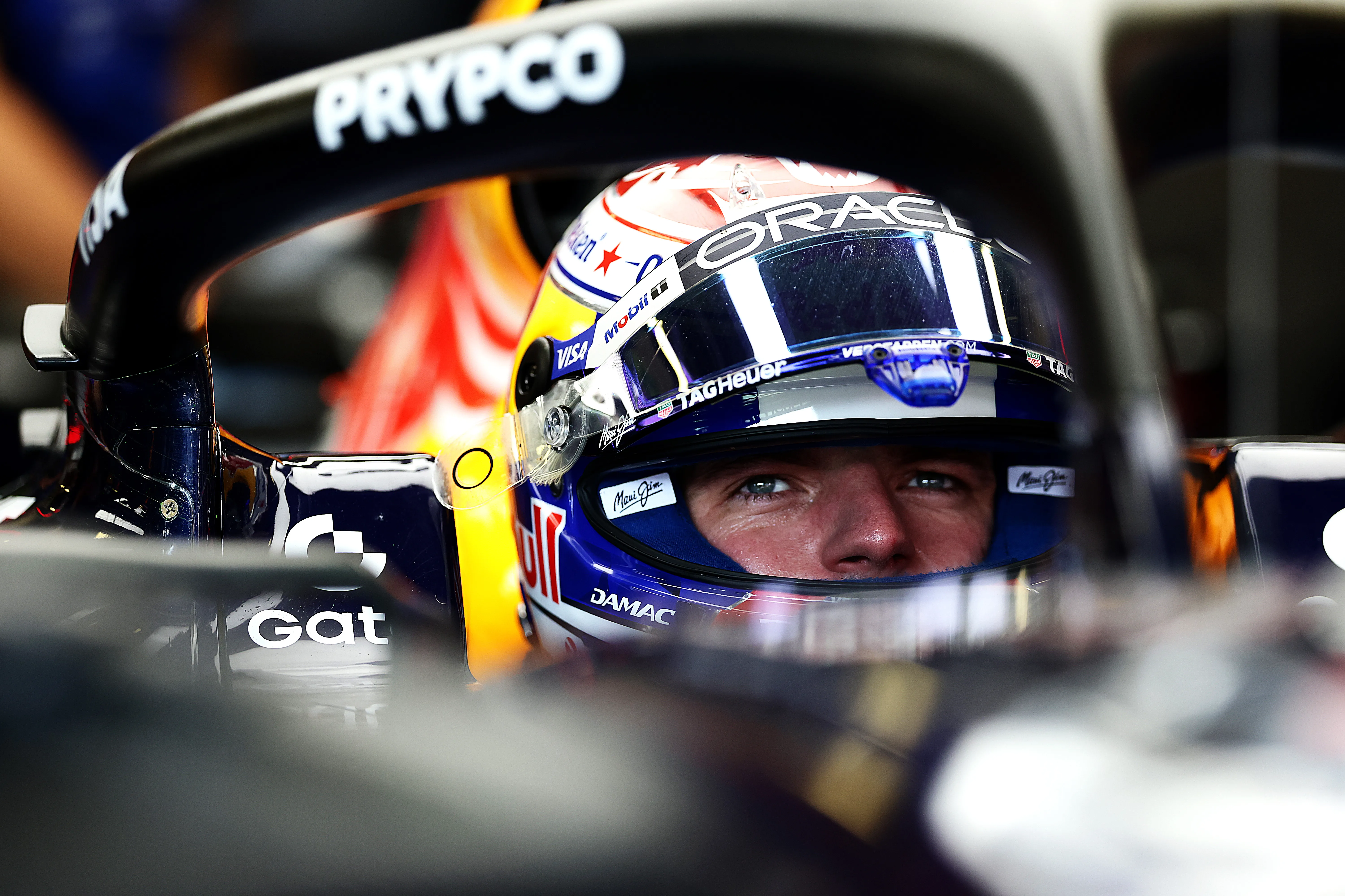Max Verstappen fue el más rápido en la FP3 de Bakú (Getty Images)