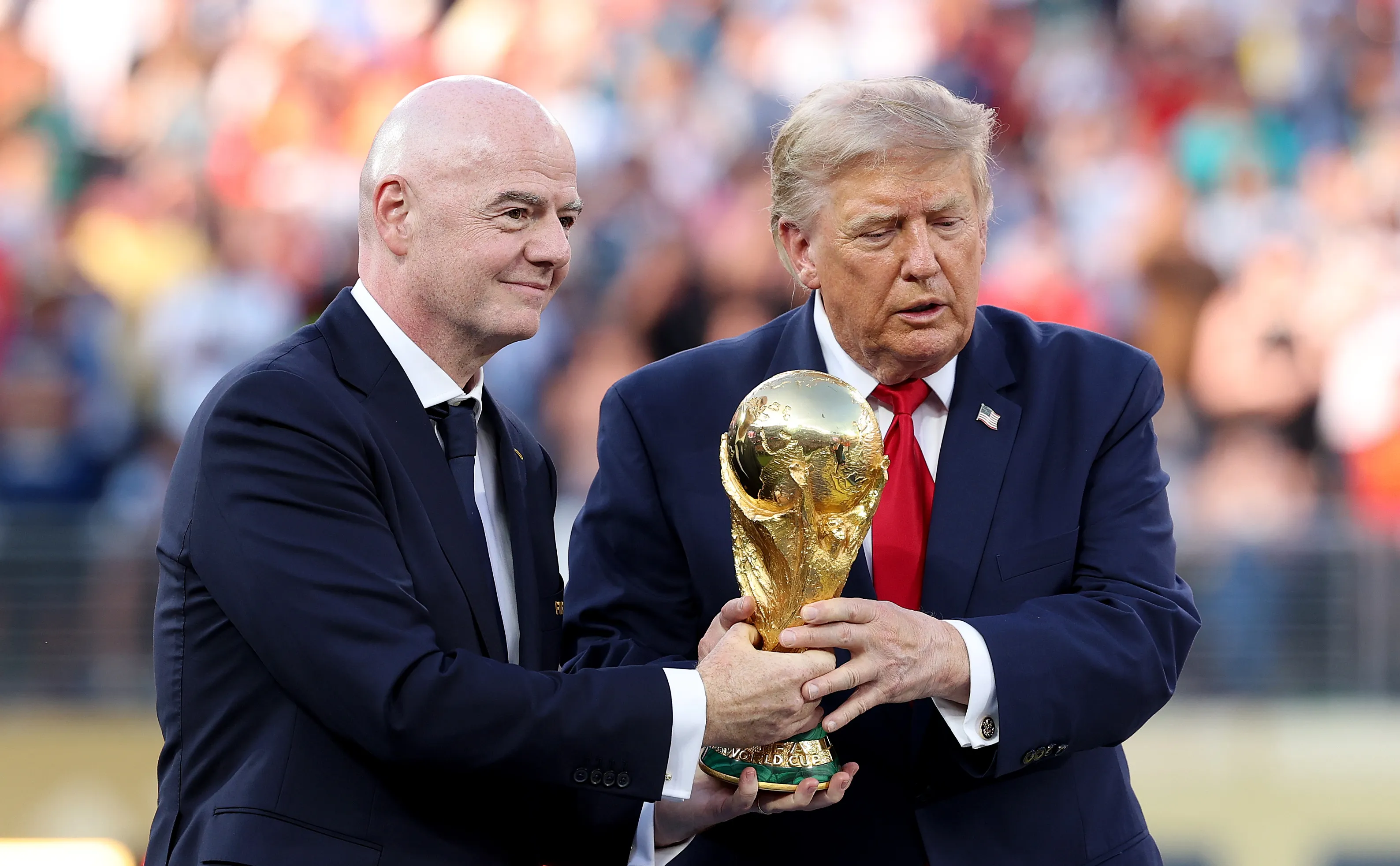 Infantino y Trump. (Foto: Getty).
