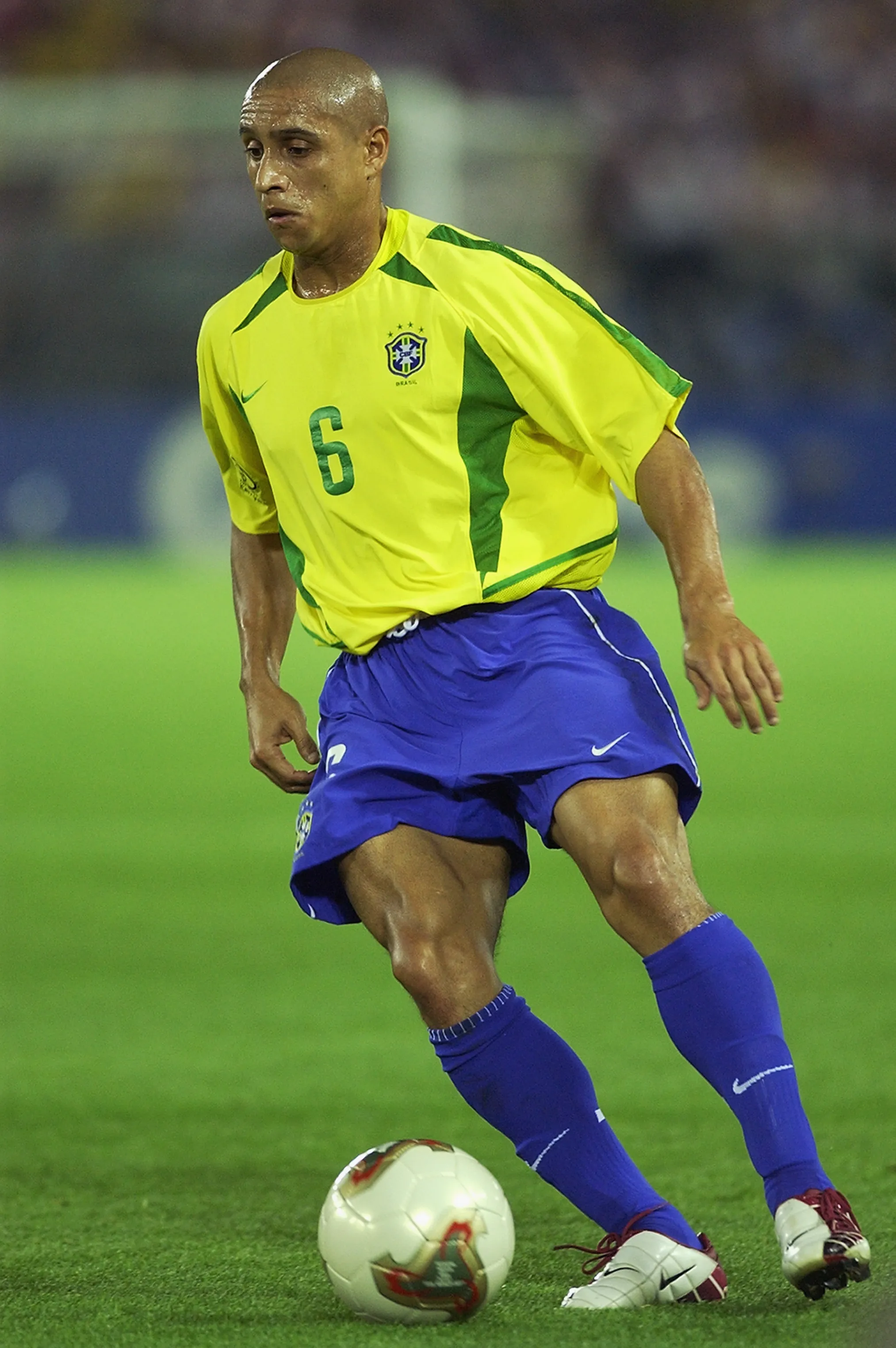 Roberto Carlos en la final del Mundial 2002. (Foto: Getty).