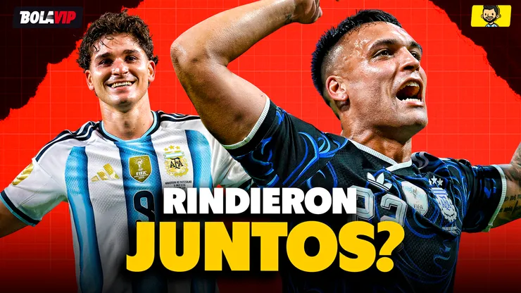 El plan de Scaloni post Messi: Julián y Lautaro, la nueva dupla estelar de la Selección Argentina