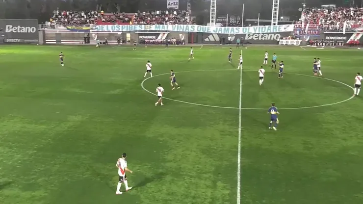 River - Boca en el Superclásico de Reserva. (Captura LPF Play)