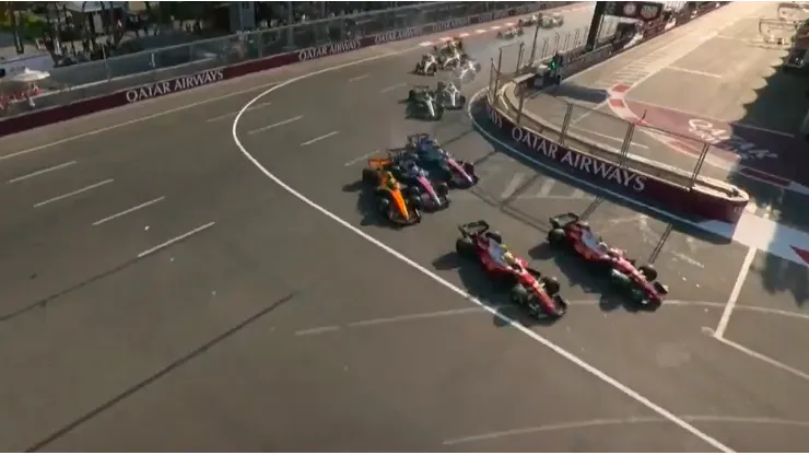 Accidente entre Colapinto y Gasly en pleno GP de Azerbaiyán: ambos DNF
