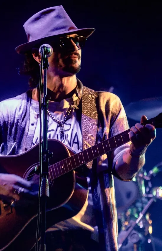 Daniel Osvaldo con su banda Barrio Viejo en agosto de este 2026. (Foto: @daniosvaldobv).