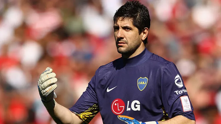 Agustín Orión, en su etapa en Boca.