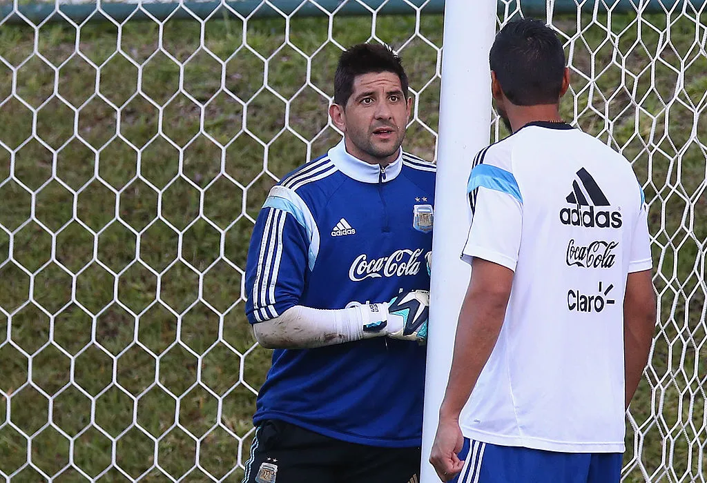 Agustín Orión, en su etapa en la Selección Argentina. (Getty Images)