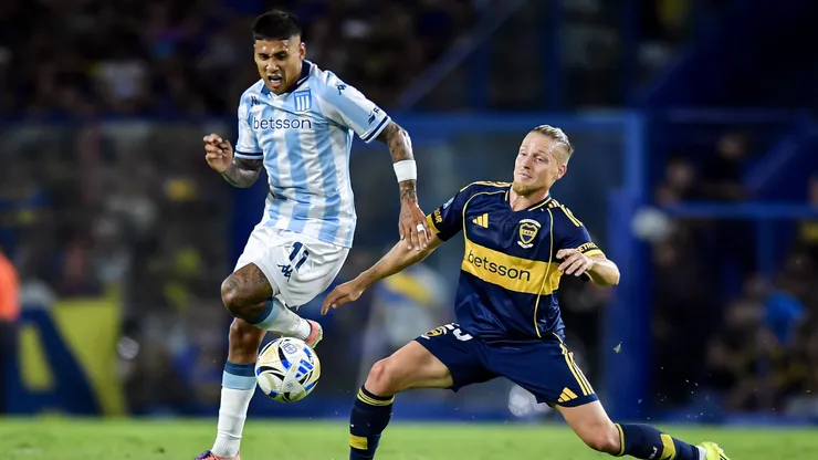 Duelo picante entre Boca y Racing.